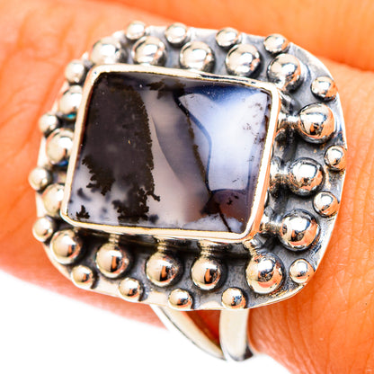 Dendritic Opal Rings handcrafted by Ana Silver Co - RING120784