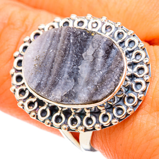 Desert Druzy Rings handcrafted by Ana Silver Co - RING120790
