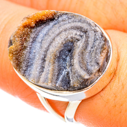 Desert Druzy Rings handcrafted by Ana Silver Co - RING120791