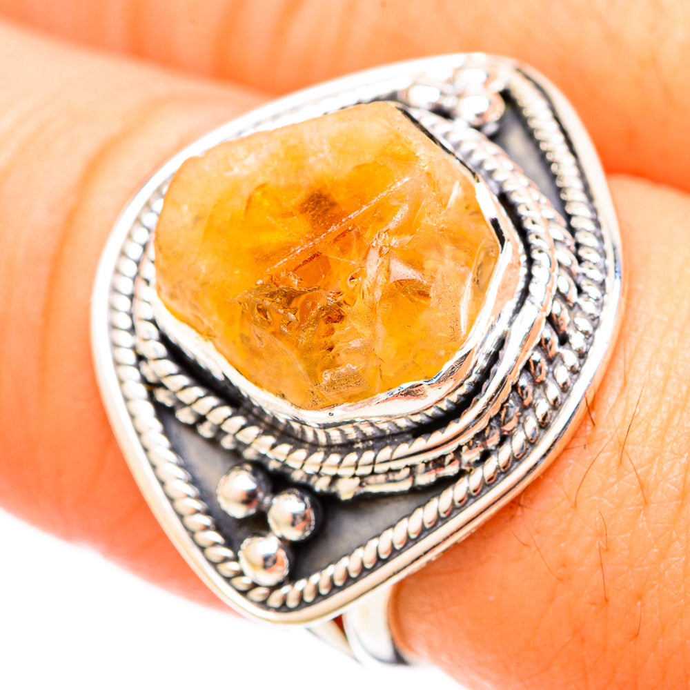 Citrine Rings handcrafted by Ana Silver Co - RING120806