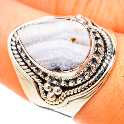 Desert Druzy Rings handcrafted by Ana Silver Co - RING120821
