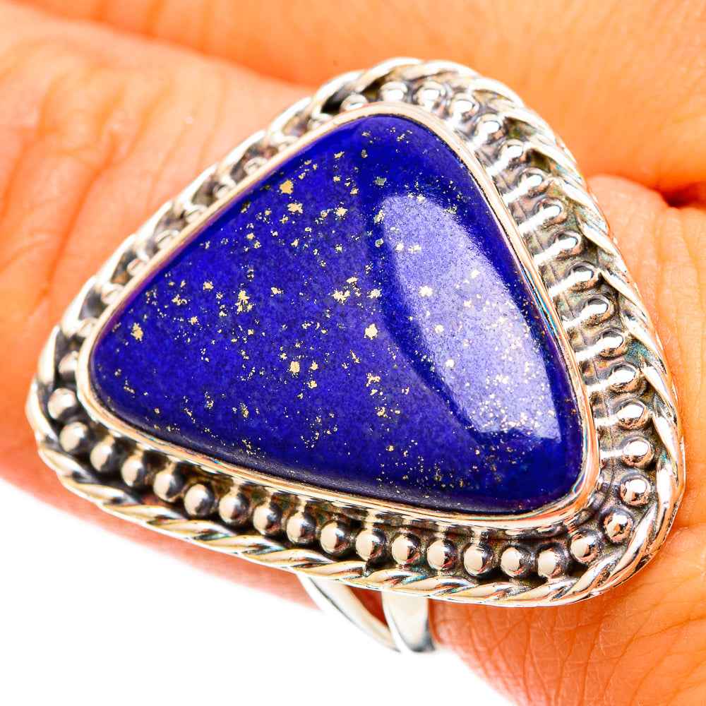 Lapis Lazuli Rings handcrafted by Ana Silver Co - RING120829