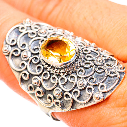 Citrine Rings handcrafted by Ana Silver Co - RING120853