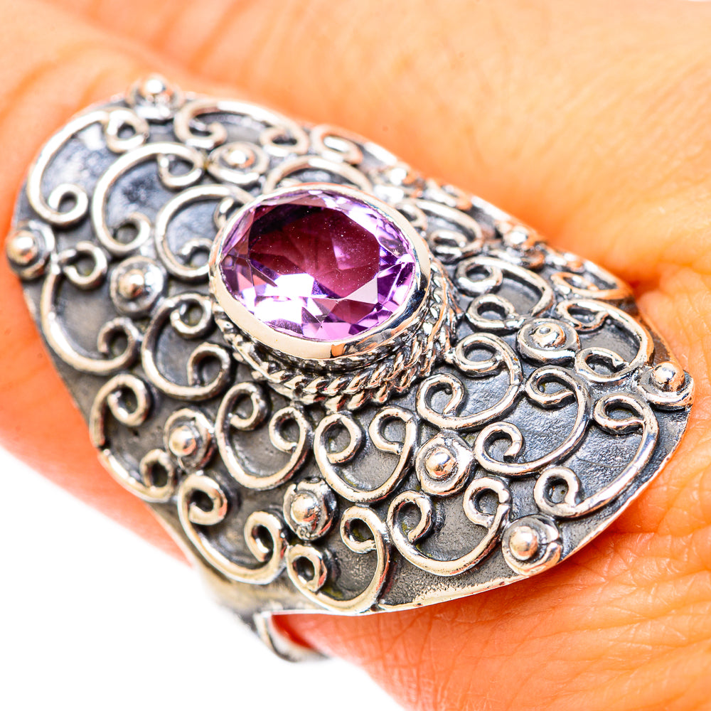 Amethyst Rings handcrafted by Ana Silver Co - RING120860