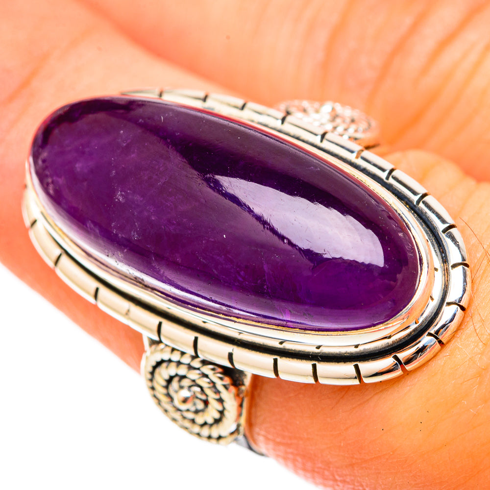 Amethyst Rings handcrafted by Ana Silver Co - RING120861