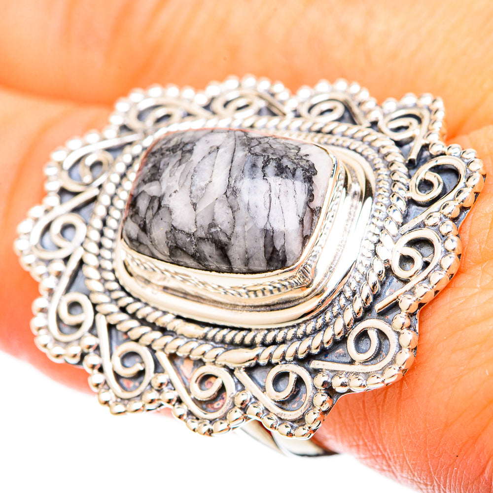 Pinolith Jasper Rings handcrafted by Ana Silver Co - RING120865