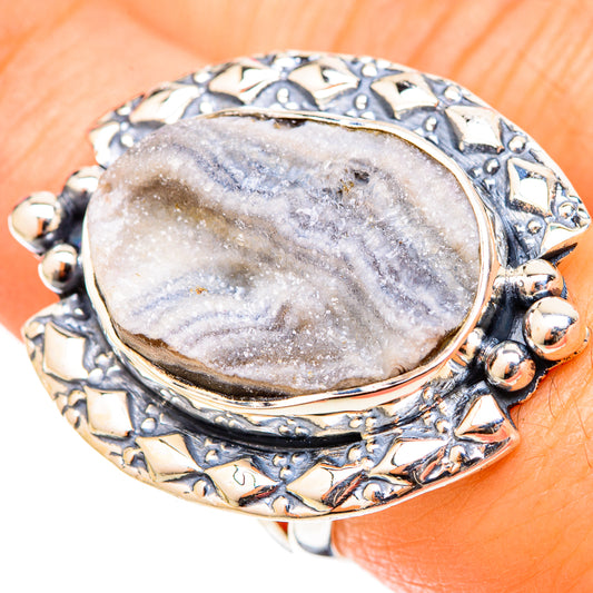 Desert Druzy Rings handcrafted by Ana Silver Co - RING120883