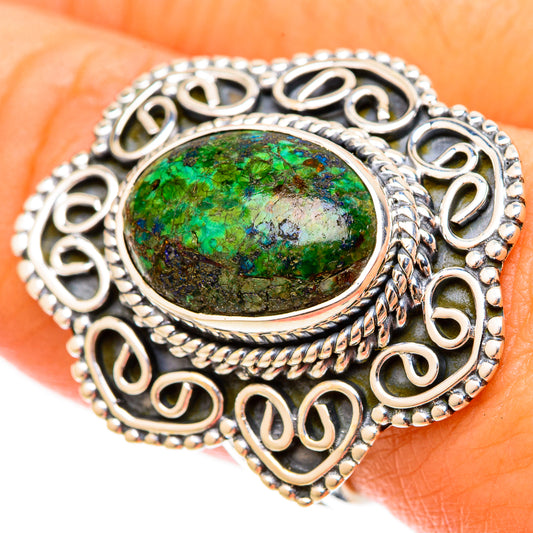 Azurite Rings handcrafted by Ana Silver Co - RING120901