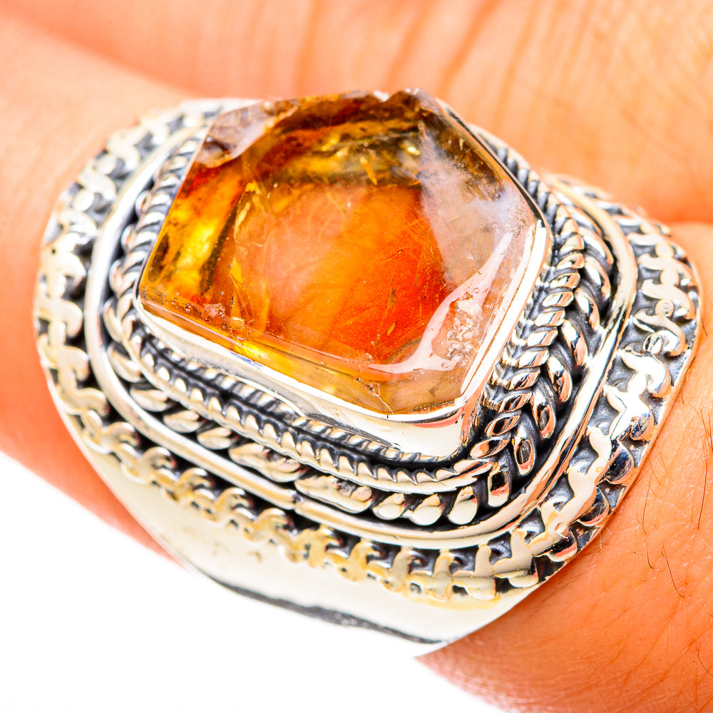 Citrine Rings handcrafted by Ana Silver Co - RING120913