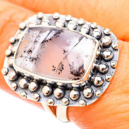 Dendritic Opal Rings handcrafted by Ana Silver Co - RING120928