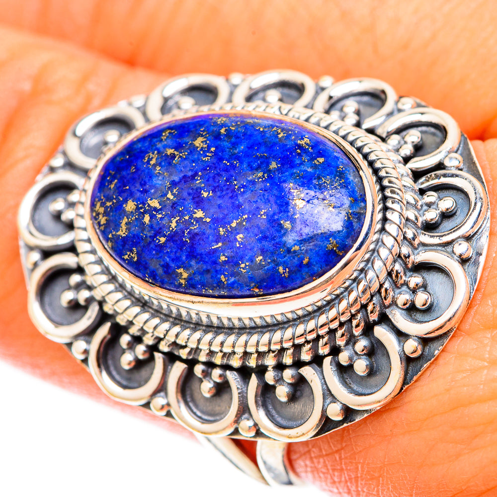 Lapis Lazuli Rings handcrafted by Ana Silver Co - RING120945