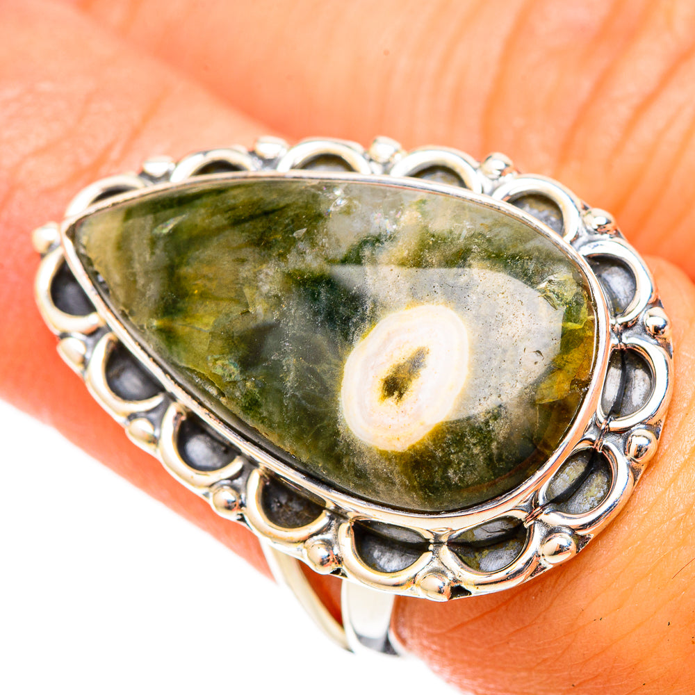 Ocean Jasper Rings handcrafted by Ana Silver Co - RING120966