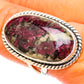 Russian Eudialyte Rings handcrafted by Ana Silver Co - RING120982