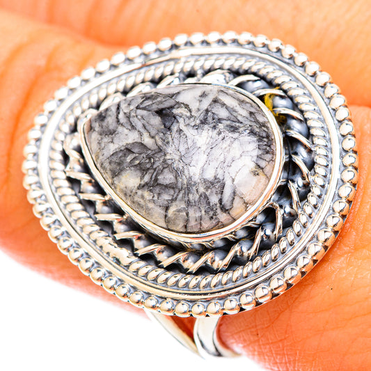Pinolith Jasper Rings handcrafted by Ana Silver Co - RING120988