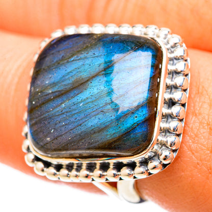Labradorite Rings handcrafted by Ana Silver Co - RING120999