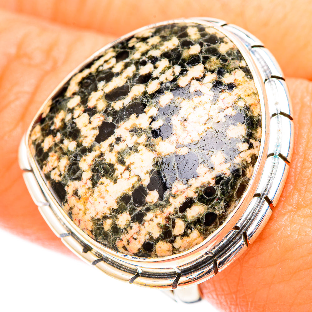 Ocean Jasper Rings handcrafted by Ana Silver Co - RING121015