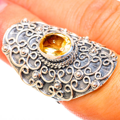 Citrine Rings handcrafted by Ana Silver Co - RING121020