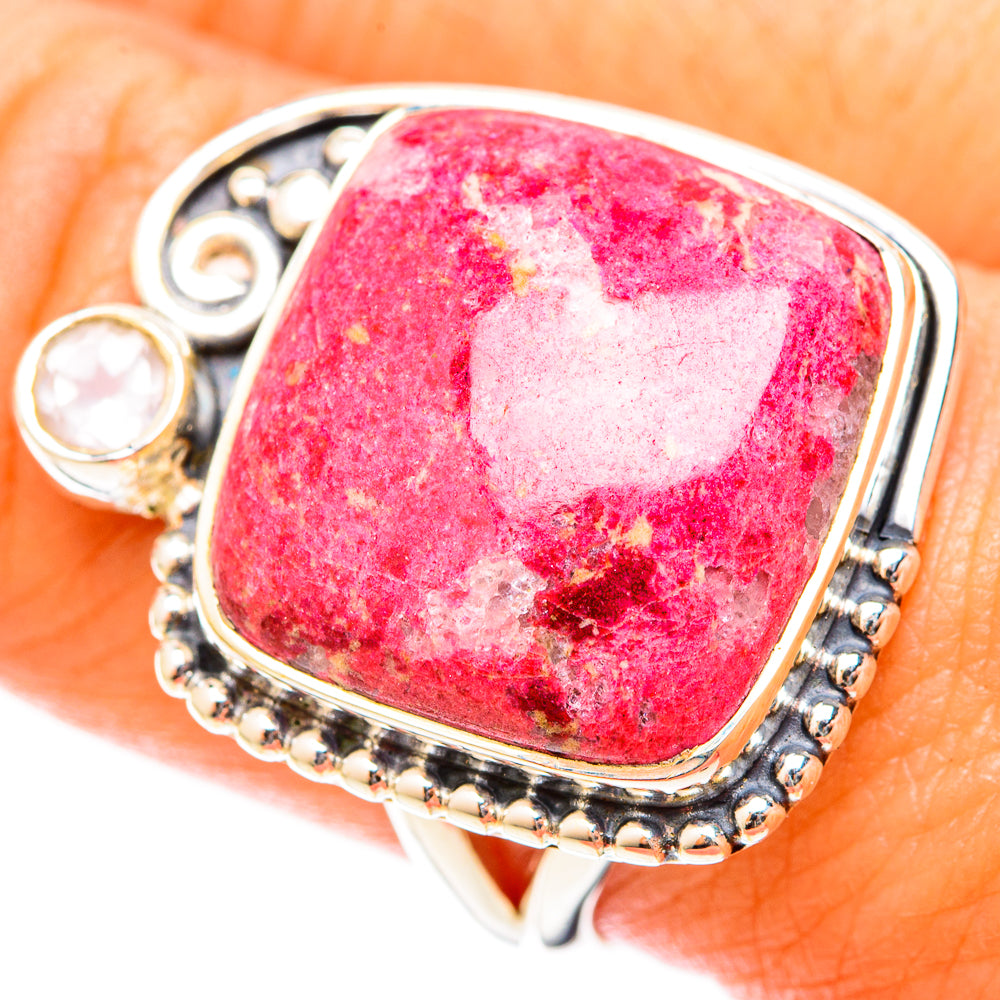 Thulite Rings handcrafted by Ana Silver Co - RING121022