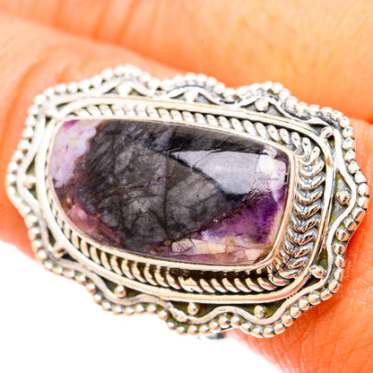 Charoite Rings handcrafted by Ana Silver Co - RING121024