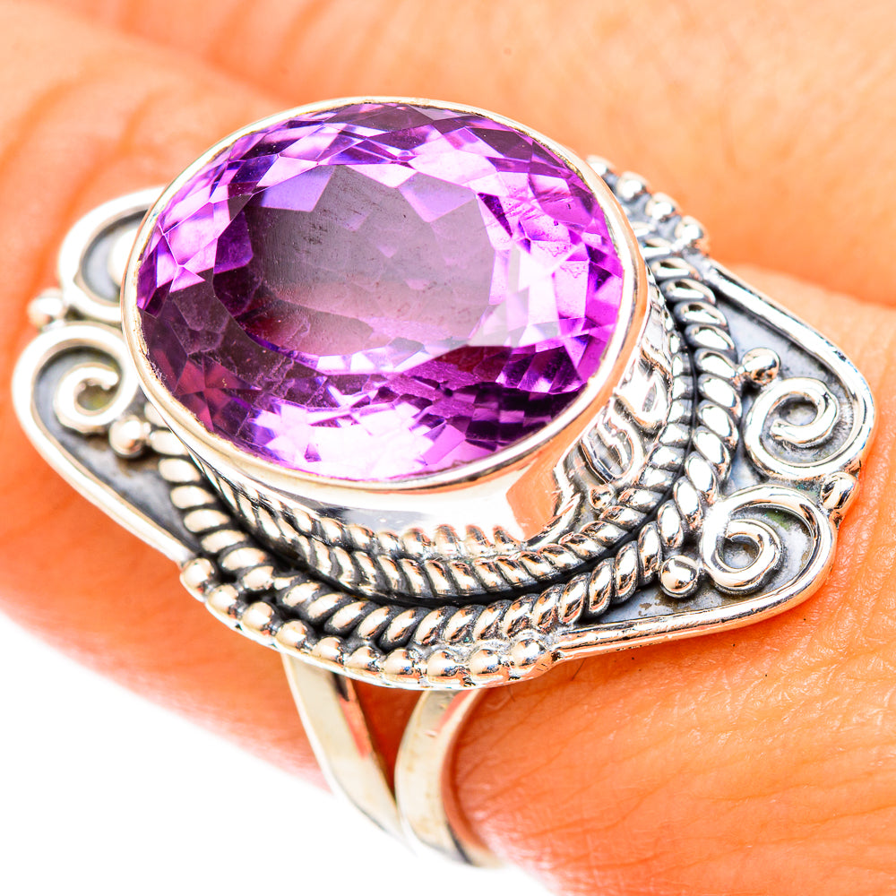 Amethyst Rings handcrafted by Ana Silver Co - RING121025