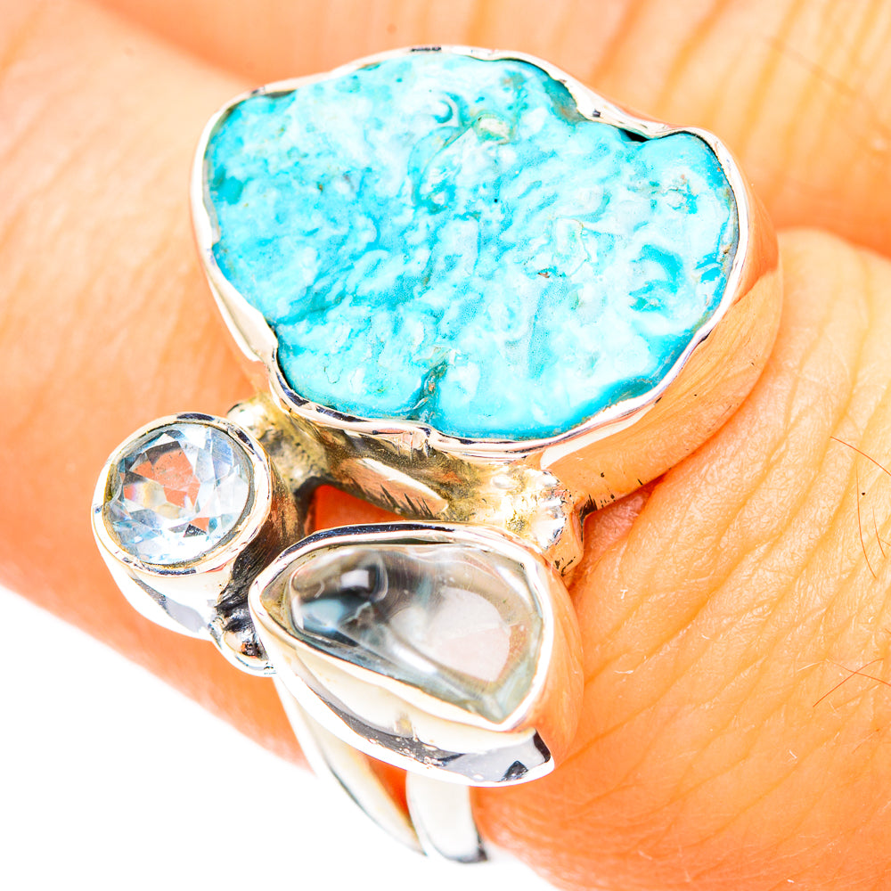 Turquoise Rings handcrafted by Ana Silver Co - RING121031