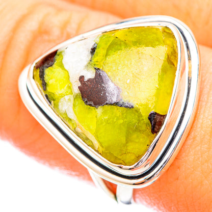 Lizardite Rings handcrafted by Ana Silver Co - RING121039