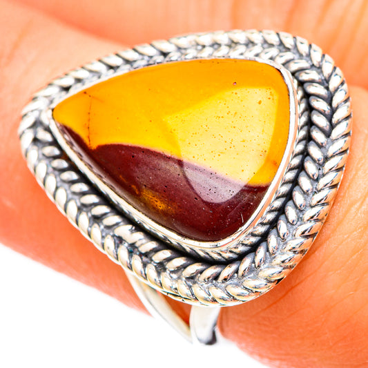 Mookaite Rings handcrafted by Ana Silver Co - RING121043