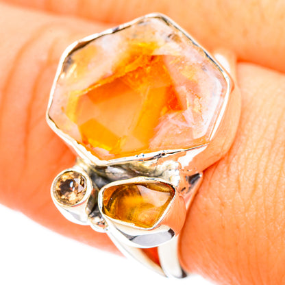 Citrine Rings handcrafted by Ana Silver Co - RING121044