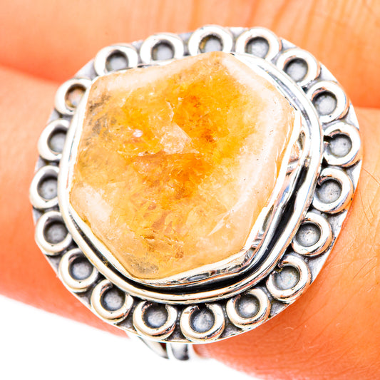 Citrine Rings handcrafted by Ana Silver Co - RING121045