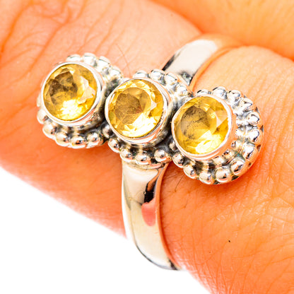 Citrine Rings handcrafted by Ana Silver Co - RING121046