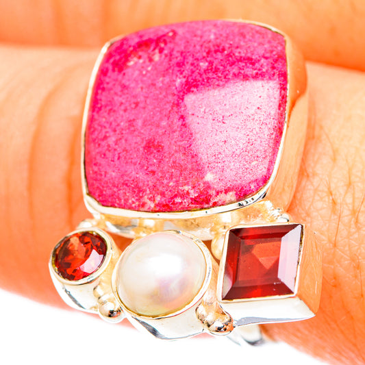 Thulite Rings handcrafted by Ana Silver Co - RING121047