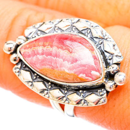 Rhodochrosite Rings handcrafted by Ana Silver Co - RING121048