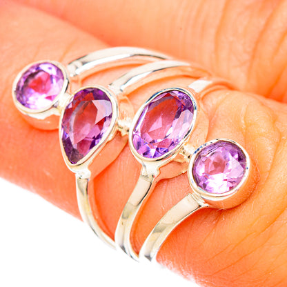 Amethyst Rings handcrafted by Ana Silver Co - RING121049