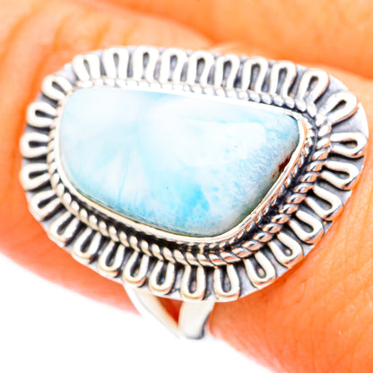 Larimar Rings handcrafted by Ana Silver Co - RING121067