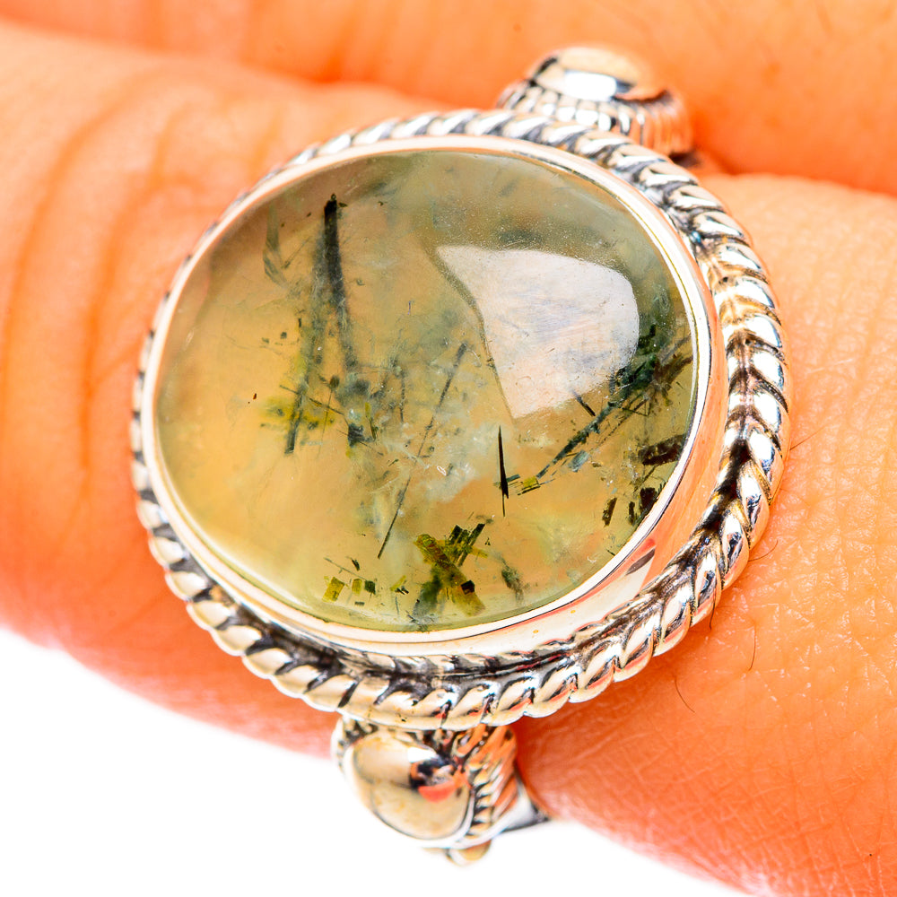 Prehnite Rings handcrafted by Ana Silver Co - RING121071