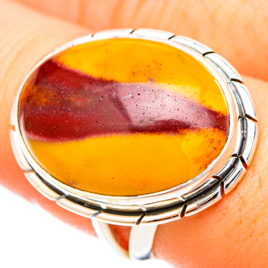 Mookaite Rings handcrafted by Ana Silver Co - RING121075