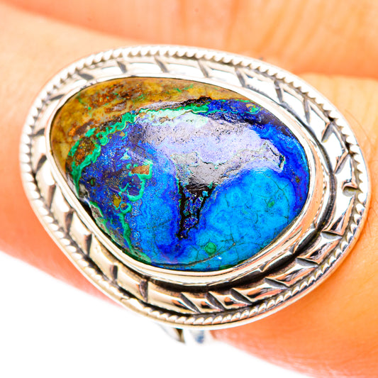 Azurite Rings handcrafted by Ana Silver Co - RING121089