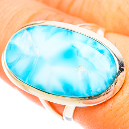 Larimar Rings handcrafted by Ana Silver Co - RING121092