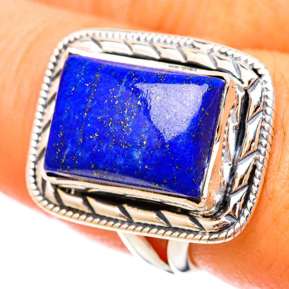 Lapis Lazuli Rings handcrafted by Ana Silver Co - RING121095