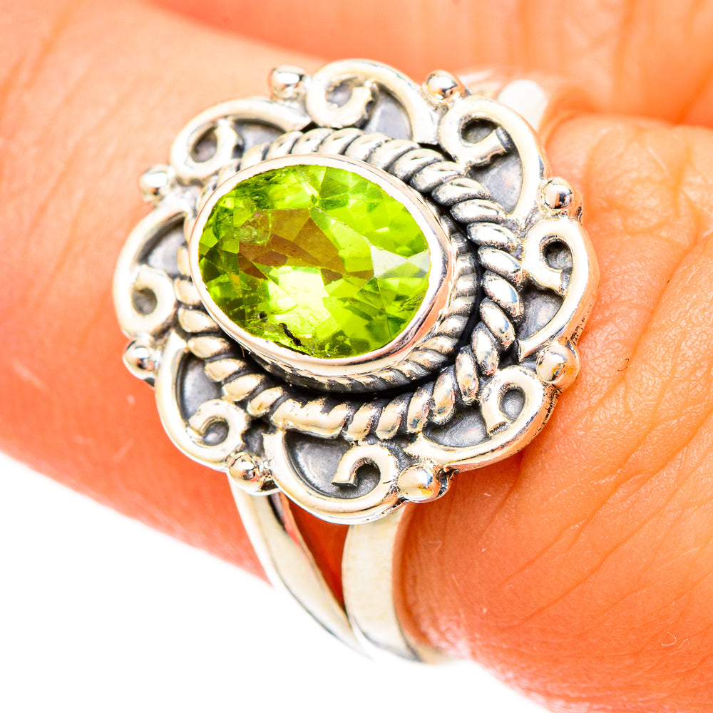 Peridot Rings handcrafted by Ana Silver Co - RING121103