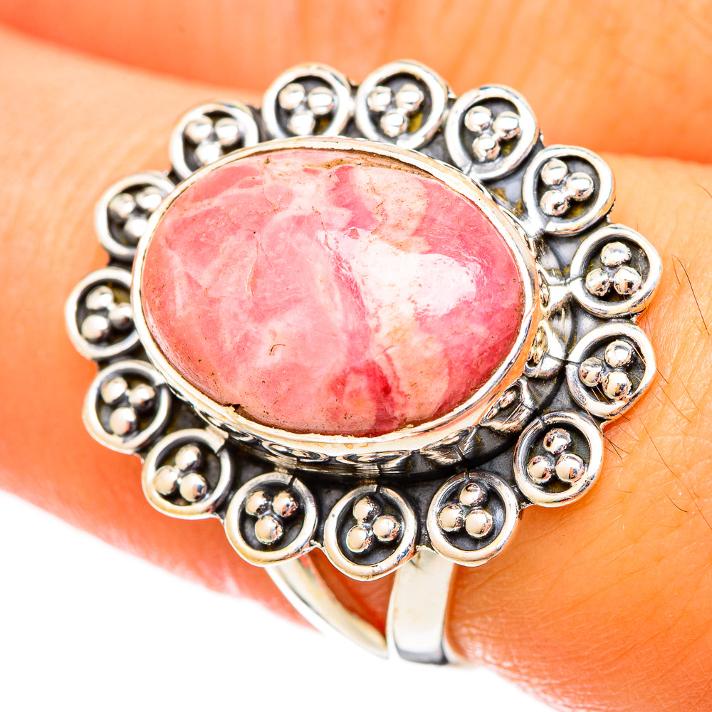 Rhodochrosite Rings handcrafted by Ana Silver Co - RING121108