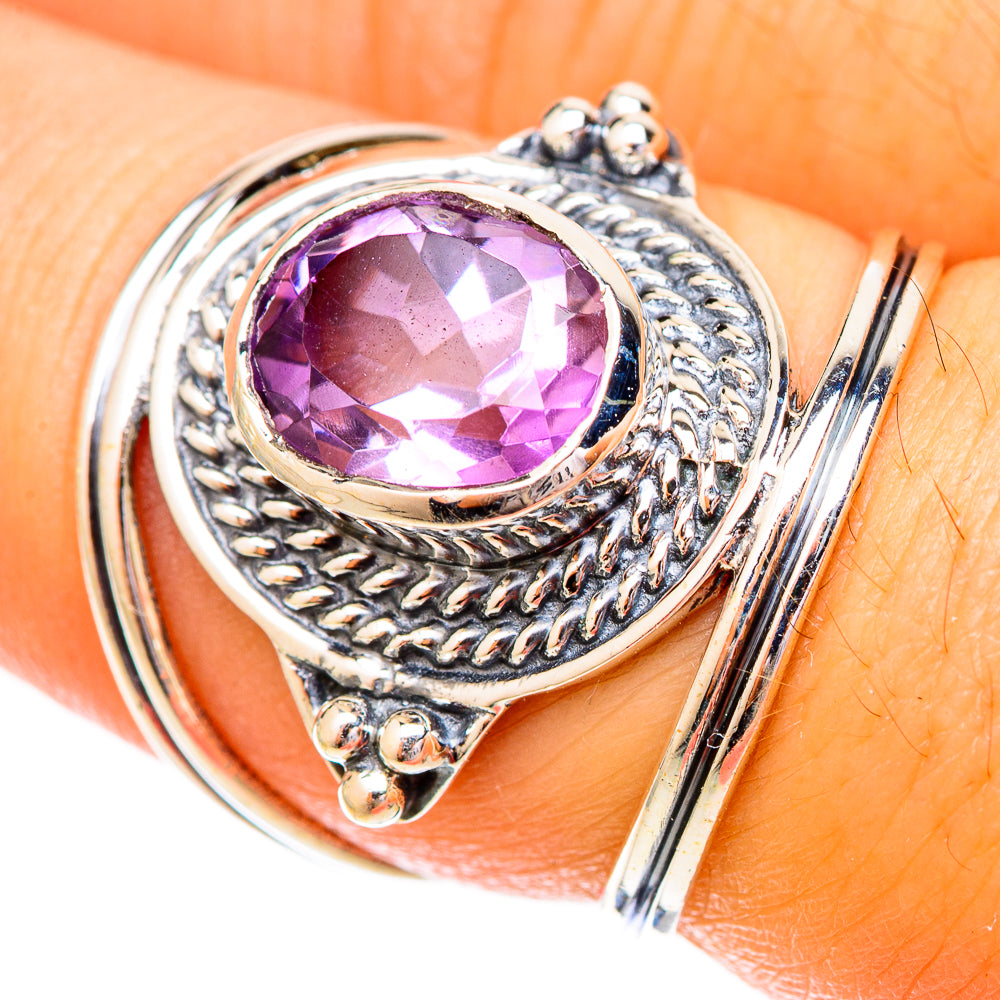 Amethyst Rings handcrafted by Ana Silver Co - RING121110