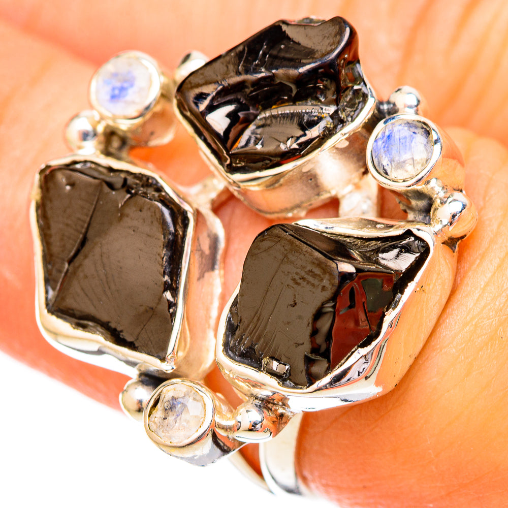 Shungite Rings handcrafted by Ana Silver Co - RING121114