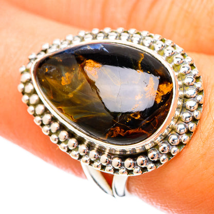 Labradorite Rings handcrafted by Ana Silver Co - RING121144