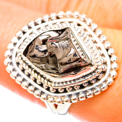 Shungite Rings handcrafted by Ana Silver Co - RING121145