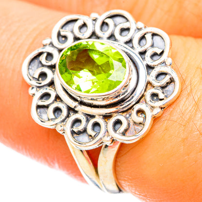 Peridot Rings handcrafted by Ana Silver Co - RING121158