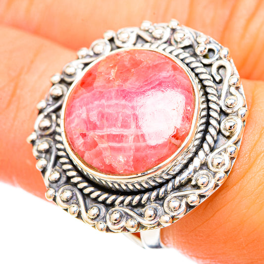 Rhodochrosite Rings handcrafted by Ana Silver Co - RING121168