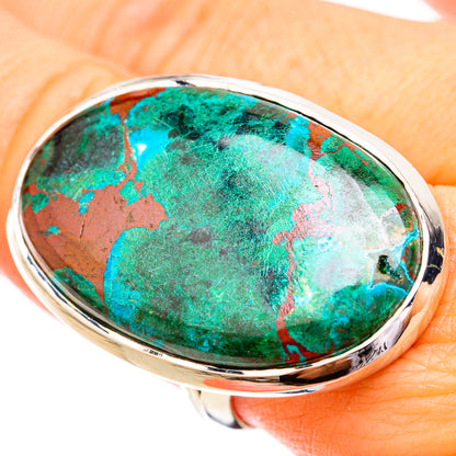 Chrysocolla Rings handcrafted by Ana Silver Co - RING121189
