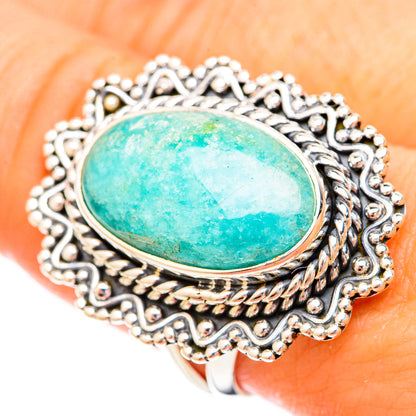 Amazonite Rings handcrafted by Ana Silver Co - RING121192