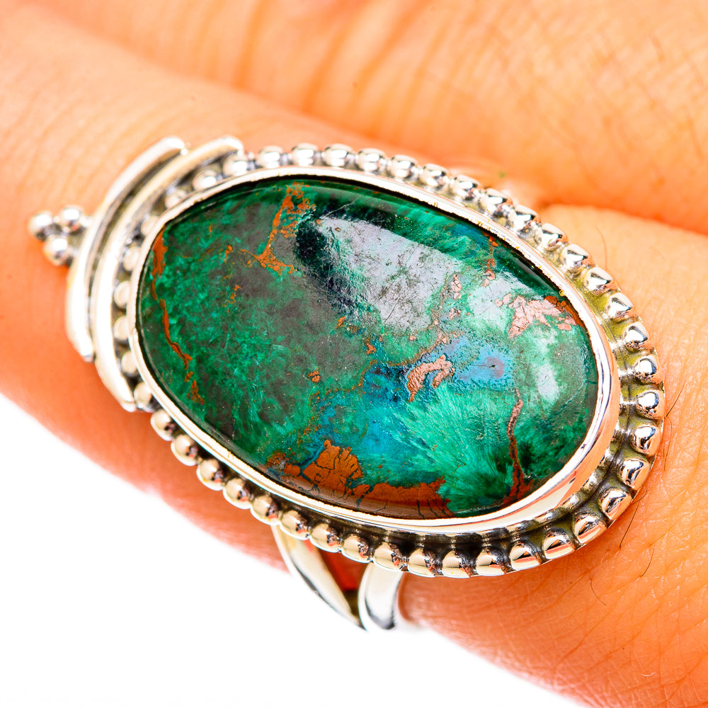 Malachite Rings handcrafted by Ana Silver Co - RING121196